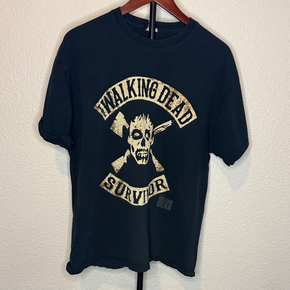 Jerzees Black Walking Dead Graphic Tee